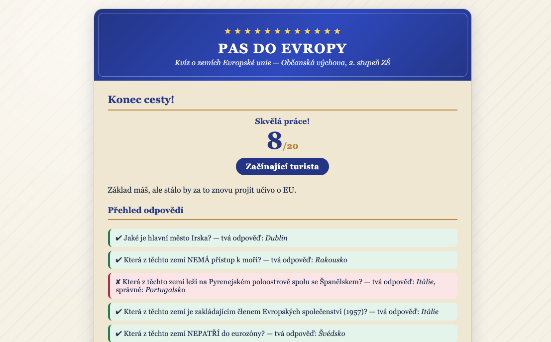 Pas do Evropy