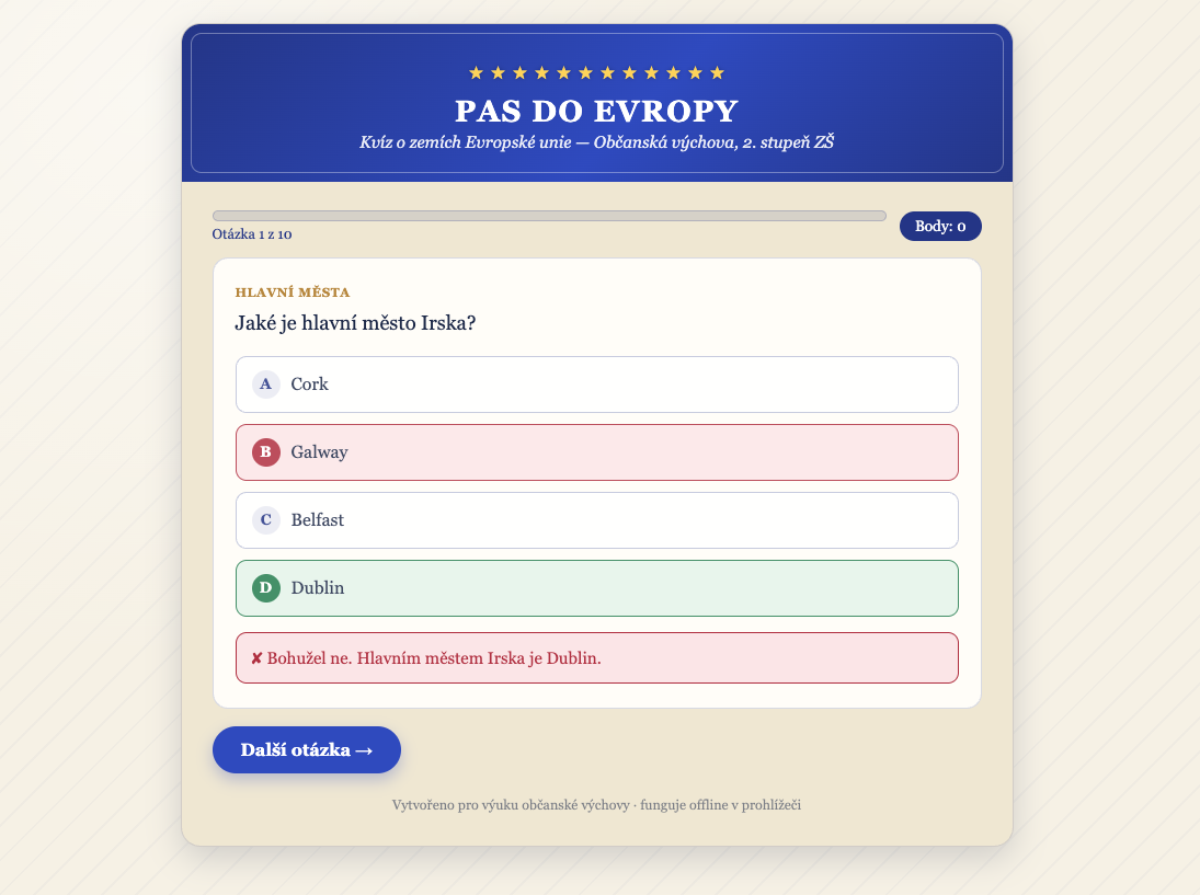 Pas do Evropy