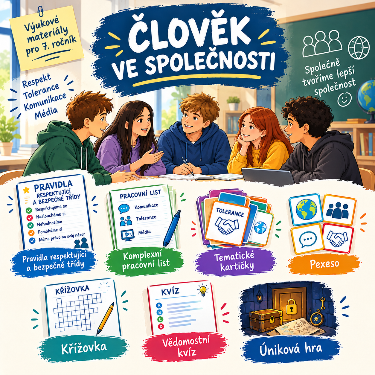 Člověk ve společnosti, 7. Ročník